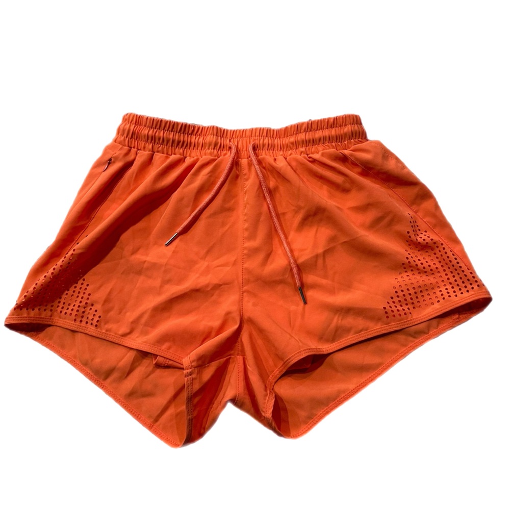 Orange Athletic shorts‎